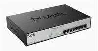 D-Link DGS-1008MP 8-port Gigabit PoE switch, 8x gigabit PoE RJ45, PoE budget 140W