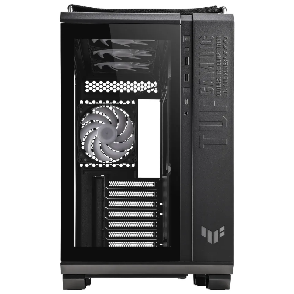 ASUS case TUF GAMING GT502 PLUS, Mid Tower, průhledná bočnice, 4x 120mm ARGB Fan, černá