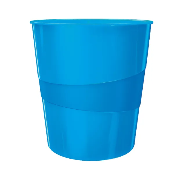 LEITZ Odpadkový koš WOW, metalická modrá