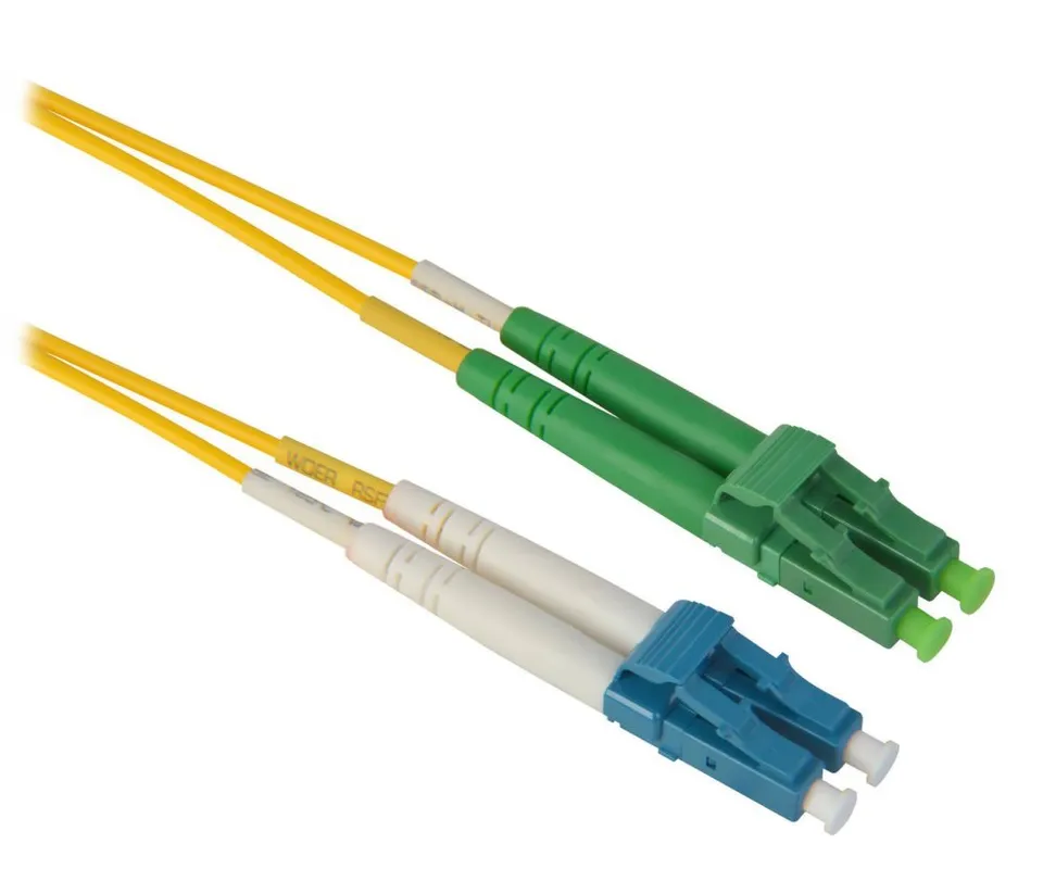XtendLan FO patch LC-LC/APC 1m 9/125 duplex, G.652d, LS0H