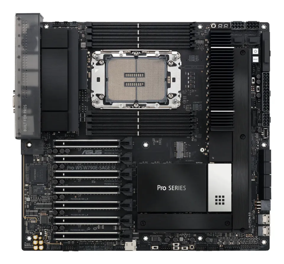 ASUS MB PRO WS W790E-SAGE SE, Intel W790, 8xDDR5, 1xVGA, EEB