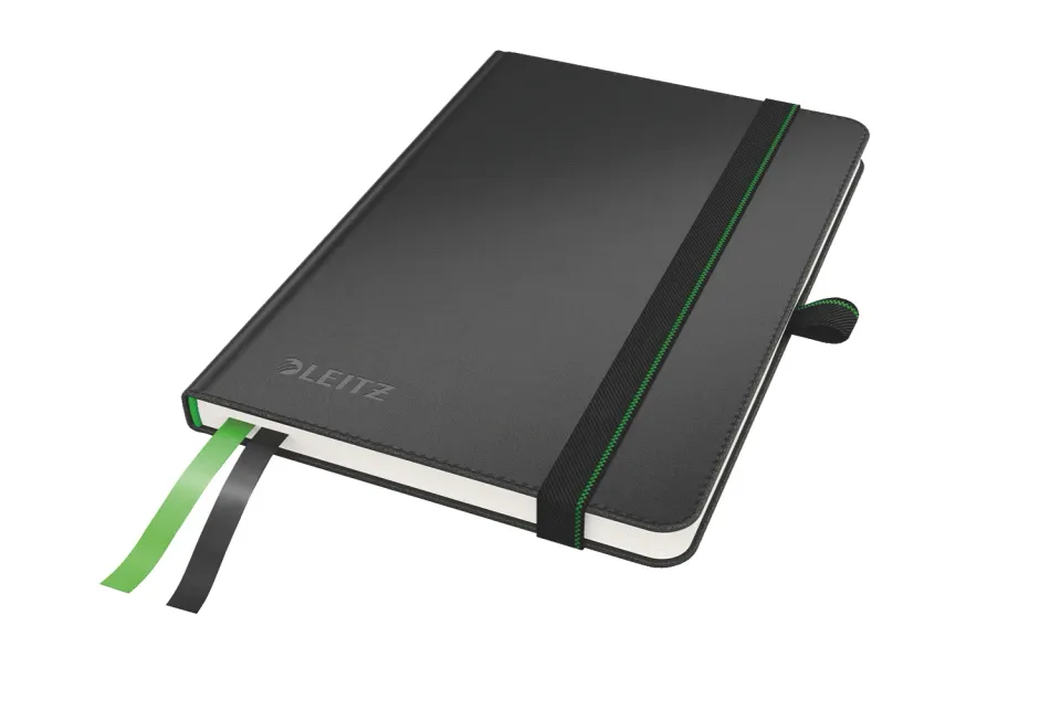 LEITZ Zápisník Complete, A6, linka, černá