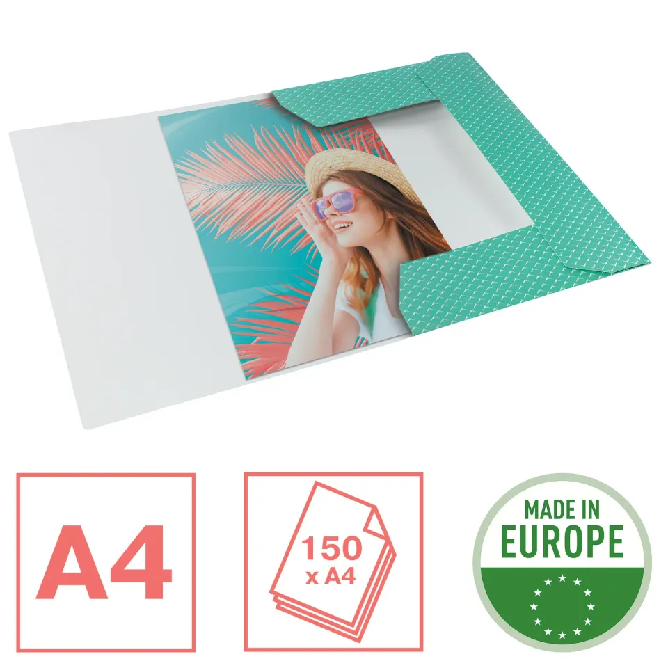 Esselte desky na dokumenty Esselte Colour'Breeze, kartonové, svěží zelená