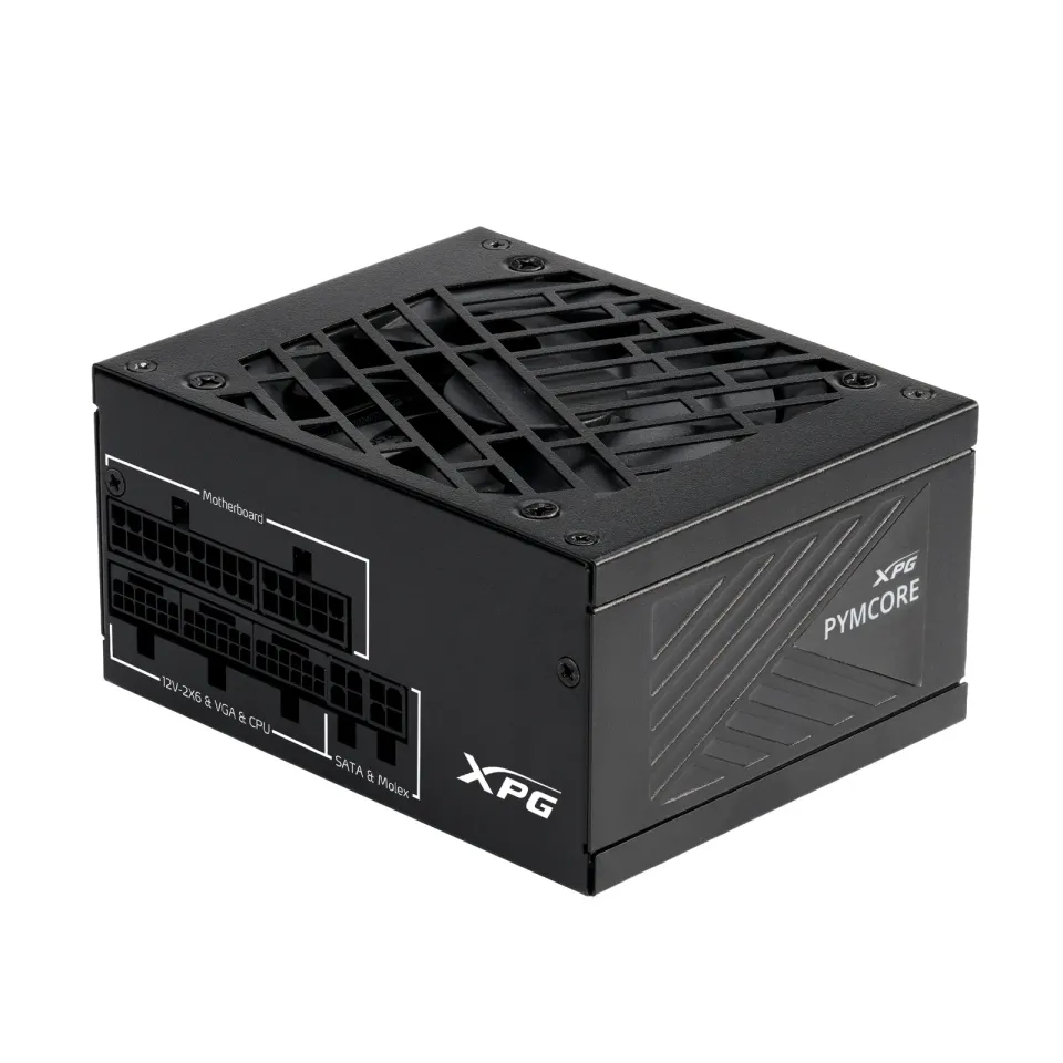 ADATA XPG zdroj PYMCORE 750W, 92 mm, Plně modulární, 80 Plus Gold, ATX 3.1