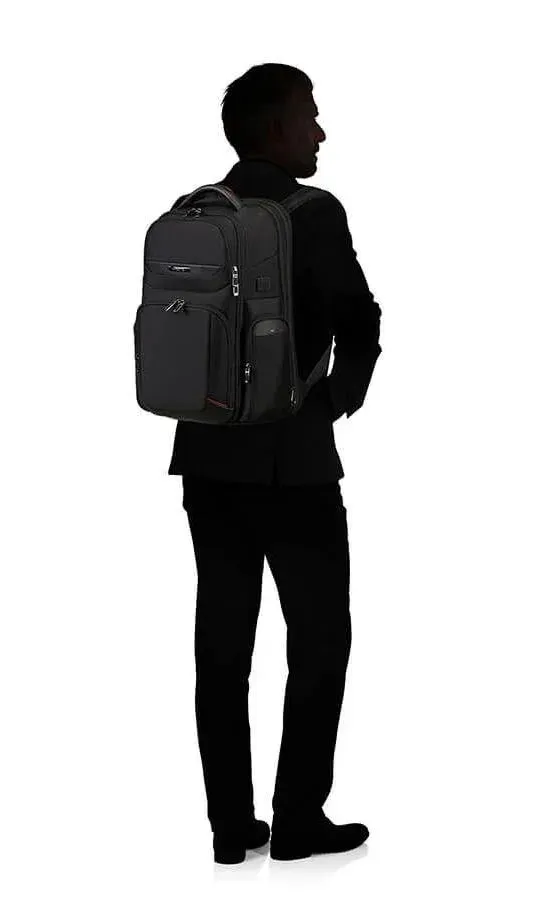 Samsonite PRO-DLX 6 BACKPACK 17,3" 3VOL EXP BLACK - batoh pro notebook