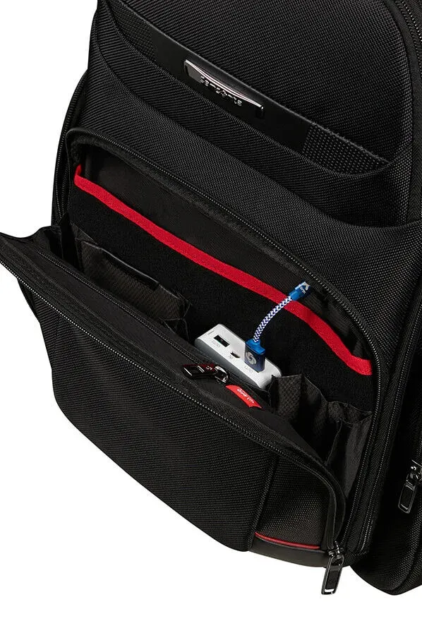 Samsonite PRO-DLX 6 BACKPACK 17,3" 3VOL EXP BLACK - batoh pro notebook