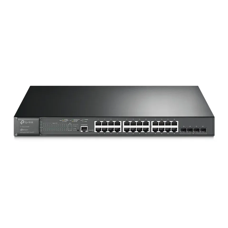 TP-Link TL-SG3428MP JetStream Switch L2 24xGLAN 4xSFP PoE+ 384W, OMADA SDN