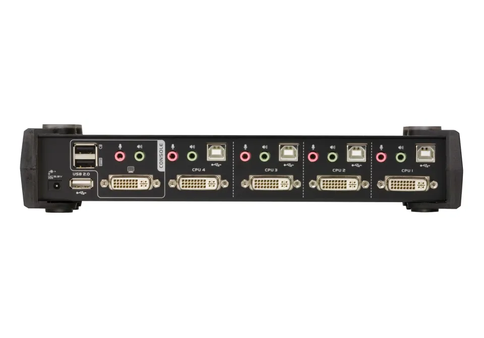 ATEN 4-portový přepínač KVM DVI Dual Link/ se zvukem CS1784A
