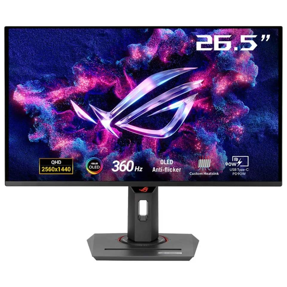 ASUS LCD 27" XG27ACDNG ROG Strix, 2560x1440 OLED 450cd 0,03ms 360hz HDMI DP USB-C 7,44kg