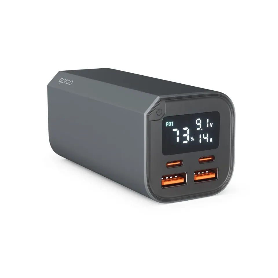 Epico Alu Power Banka PD 100W - 20 000mAh - šedá
