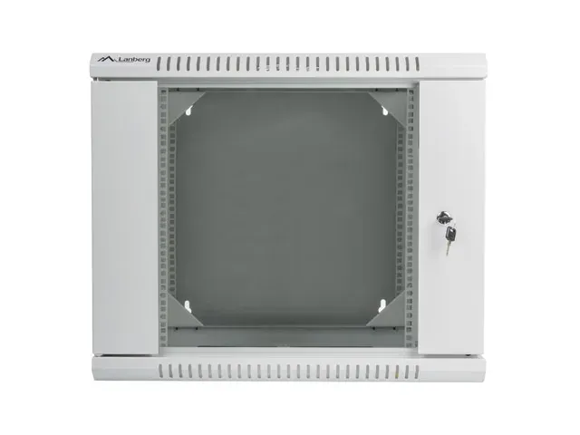 LANBERG RACKOVÁ SKŘÍŇ 19" DVOUDÍLNÁ NÁSTĚNNÁ 9U/600X600 (FLAT PACK) ŠEDÁ