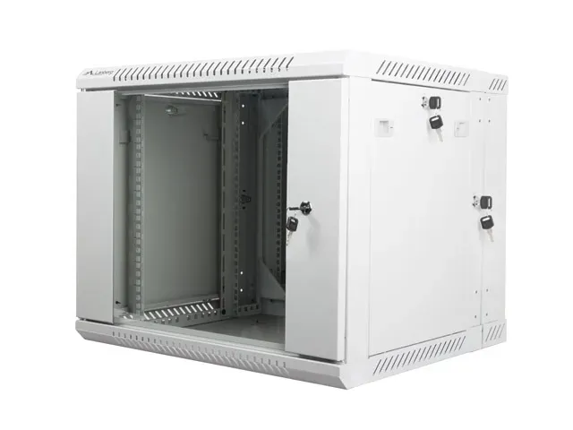 LANBERG RACKOVÁ SKŘÍŇ 19" DVOUDÍLNÁ NÁSTĚNNÁ 9U/600X600 (FLAT PACK) ŠEDÁ
