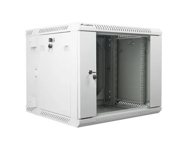 LANBERG RACKOVÁ SKŘÍŇ 19" DVOUDÍLNÁ NÁSTĚNNÁ 9U/600X600 (FLAT PACK) ŠEDÁ