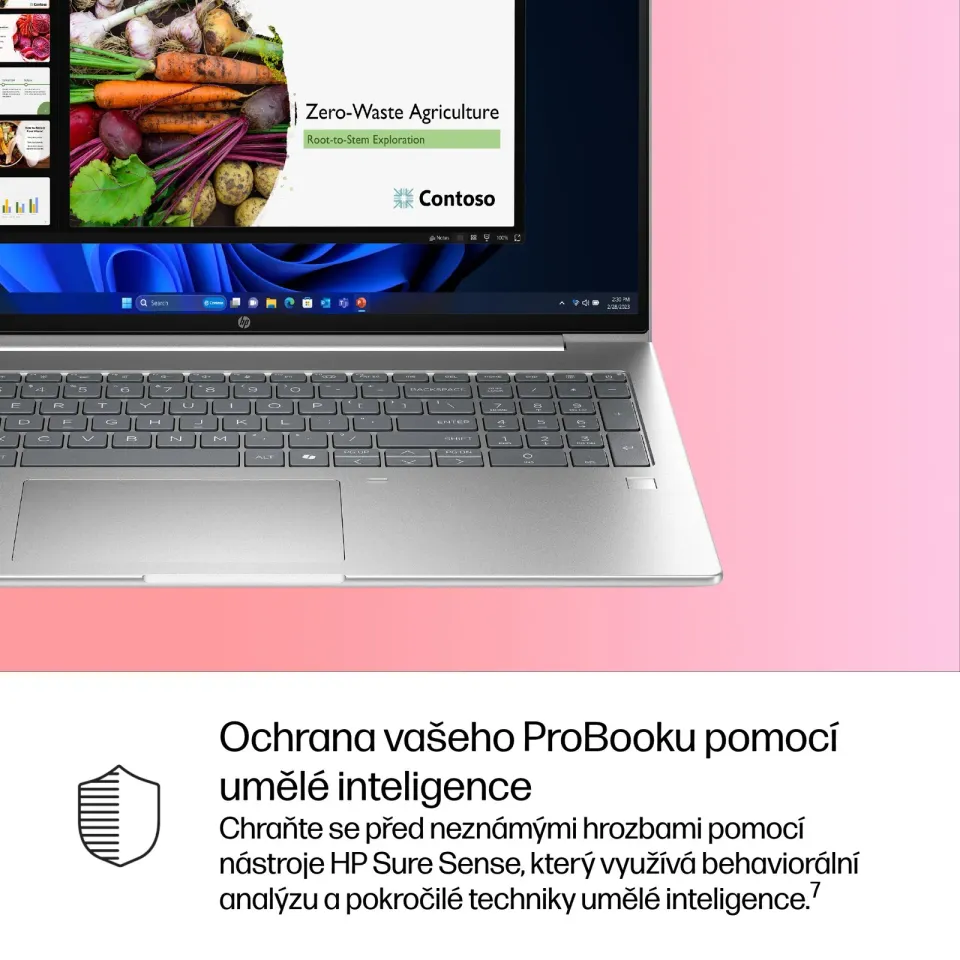 HP NTB ProBook 4 G1i 16" U7-255U WUXGA 300FHD, 1x16GB, 512GB, WiFi6E, BT, backlit keyb, Win11Pro, 3y PUR