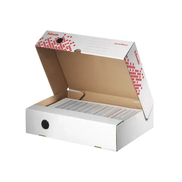 LEITZ Esselte Speedbox rychle-složitelná, horizontální archivační krabice 80 mm,