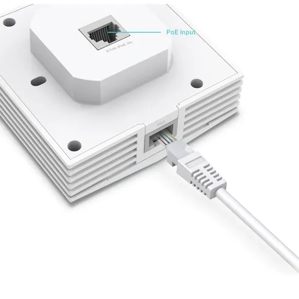 TP-Link EAP650-wall AX3000 WIFI 6 přístupový bod Omada 1X GLAN POE IN, 1X GLAN O