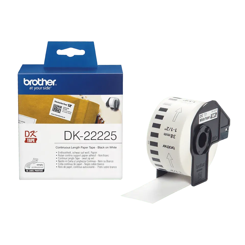 Brother - DK 22225 (papírová role 38mm) š x d: 38mm x 30,48m