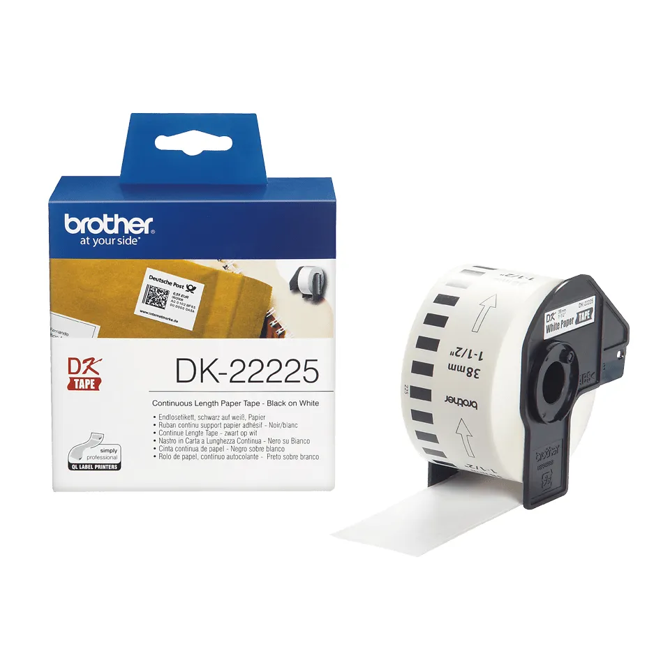 Brother - DK 22225 (papírová role 38mm) š x d: 38mm x 30,48m