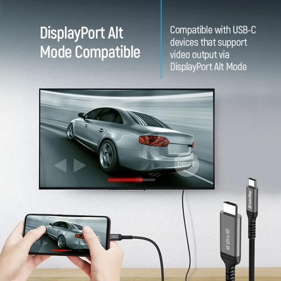 Colorway Adaptér USB-C na HDMI/ 2m