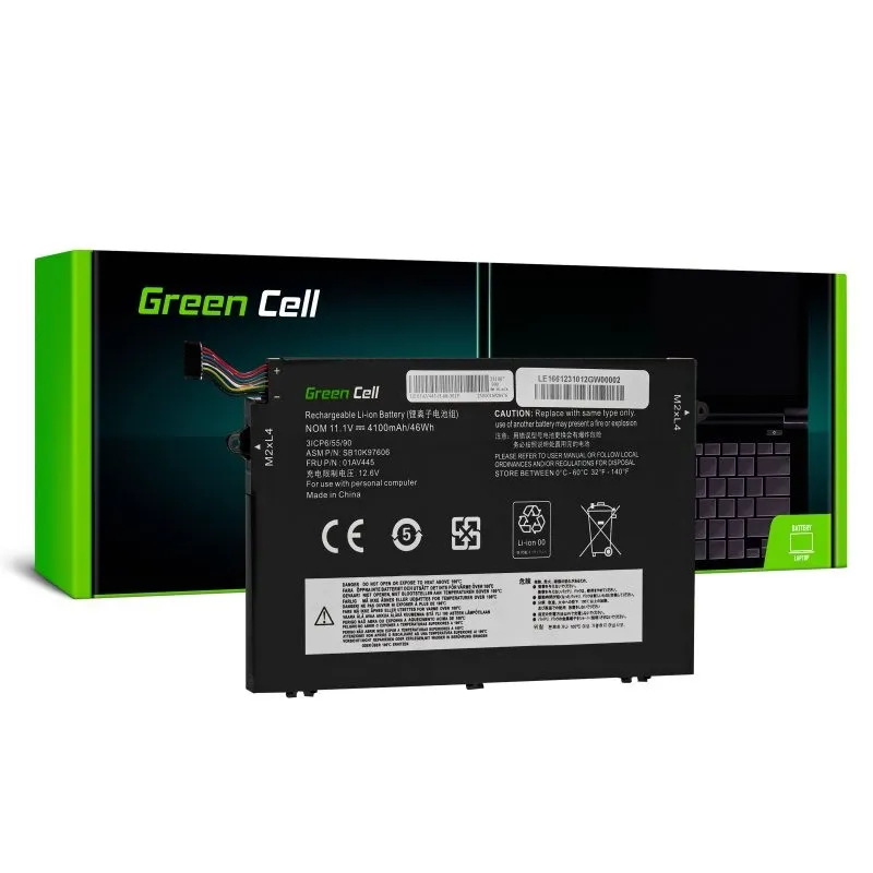 Green Cell Battery L17C3P51 L17L3P51 L17M3P51 L17M3P52 for Lenovo ThinkPad E480