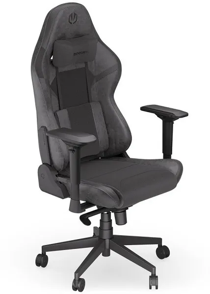 Endorfy herní židle Scrim BK/kůže + textil/černá