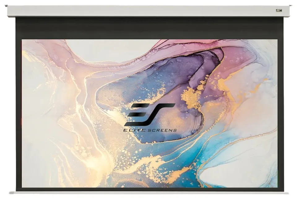 ELITE SCREENS plátno elektrické motorové stropní 120" (304,8cm)/ 16:9/ 149,4×265,7cm/ MaxWhite FG/ 8" drop