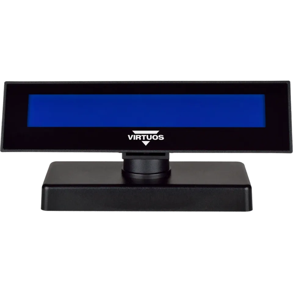 LCD displej Virtuos FL-2026 2x20, serial, černý