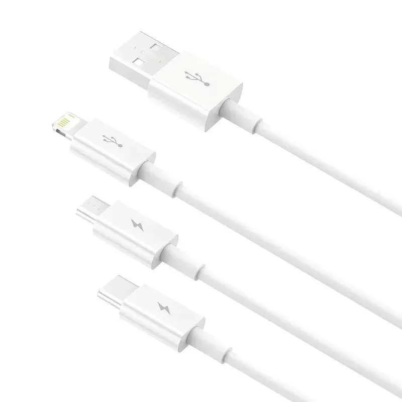 Baseus Superior Series Fast Charging Datový Kabel USB-A - USB-C/microUSB/Lightning 3.5A 1m Stellar W