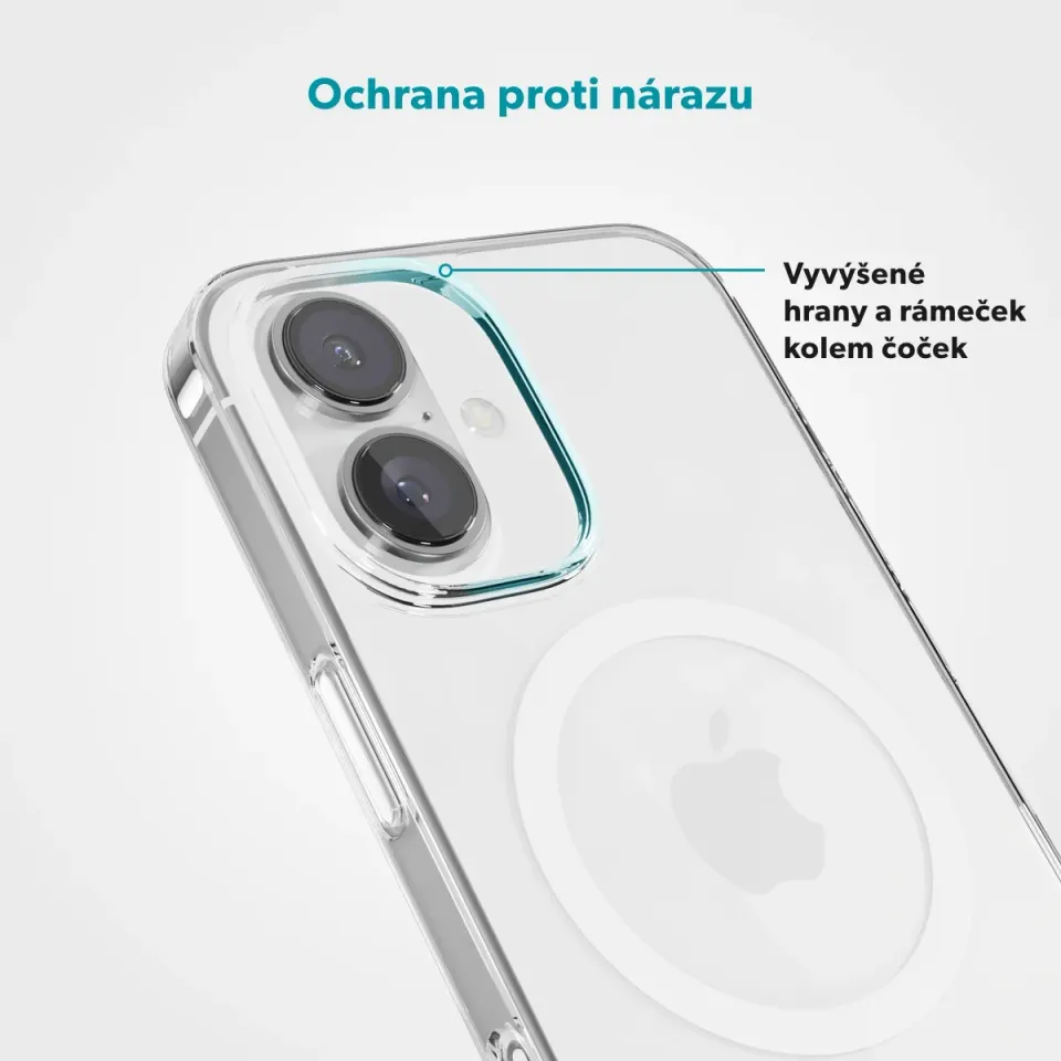 Epico Mag+ Hero kryt iPhone 16 - transparentní