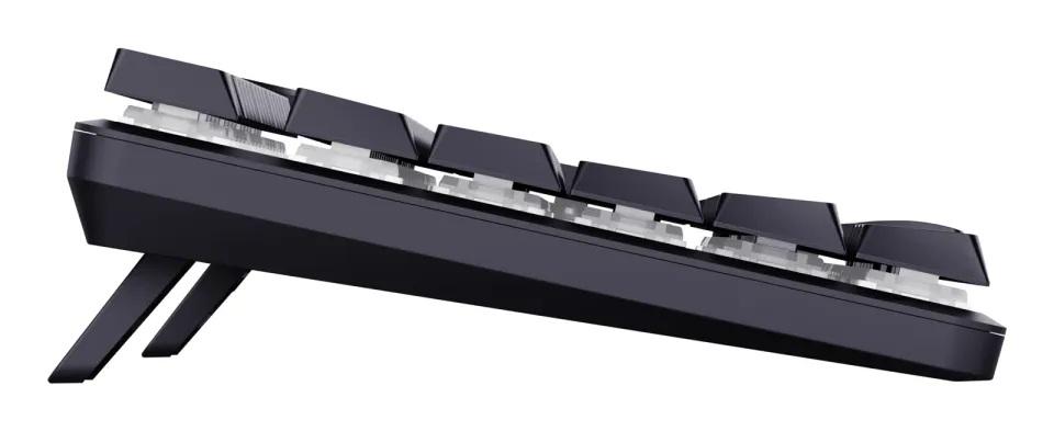TRUST Herní klávesnice GXT 868 TORIX, Bezdrátová RF 2.4GHz, USB-C, US