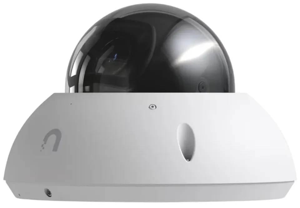 Ubiquiti UniFi G6 Edge Dome - kamera, 8Mpx rozlišení, IR LED, AI detekce, IP66, IK10, 2.36x zoom, MicroSD, PoE+, bílá