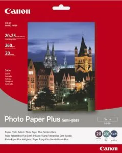 Canon fotopapír SG-201 - 20x25cm (8x10inch) - 260g/m2 - 20 listů - pololesklý