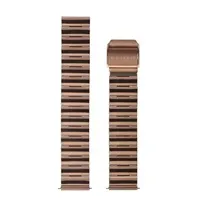 Garett univerzální řemínek 18 mm, zlatorůžový kovový, typ Solid rose gold