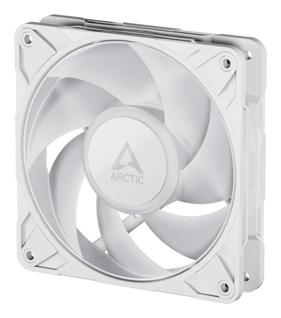 ARCTIC P12 Pro A-RGB (bílá) 3-Pack - 120mm A-RGB PWM ventilátor s rozdělovačem kabelů