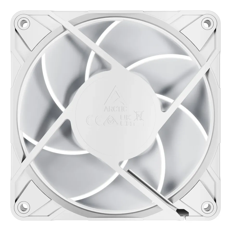 ARCTIC P12 Pro A-RGB (bílá) 3-Pack - 120mm A-RGB PWM ventilátor s rozdělovačem kabelů