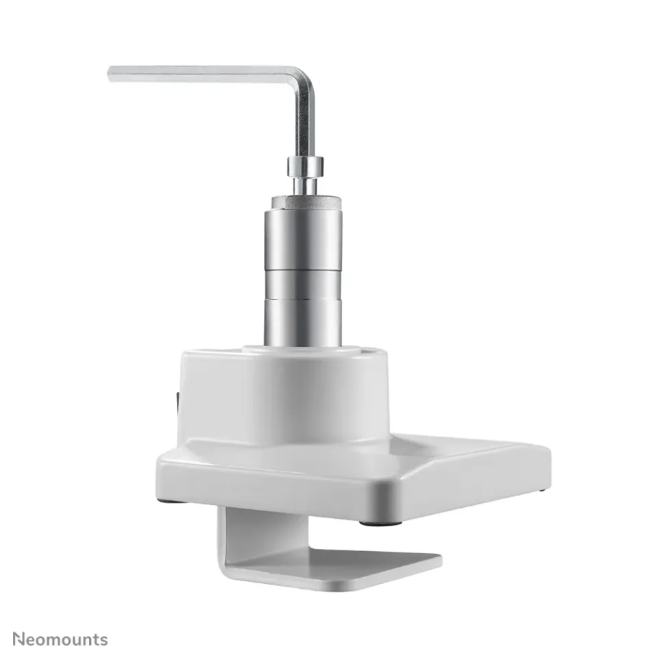 Neomounts Select NM-D775WHITEPLUS/Držák zakřiv. displeje/na stůl/10-49"/svorka/VESA 100X100/nosn. 10kg/plyn. píst/bilý