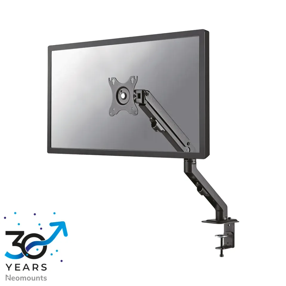 Neomounts FPMA-D650BLACK/Držák displeje/na stůl/17-27"/svorka+průchodka/VESA 100X100/nosn. 7kg/1 displej/černý