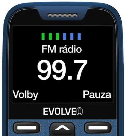 EVOLVEO EasyPhone XR, telefon pro seniory s nabíjecím stojánkem, 2,3" 320 x 240/