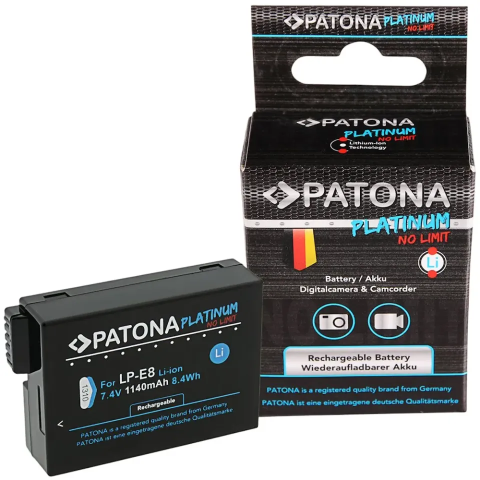 PATONA baterie pro foto Canon LP-E8/LP-E8+ 1140mAh Li-Ion PLATINUM