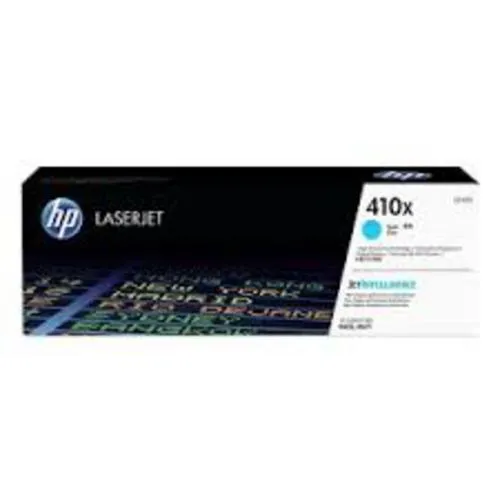 HP CF411X originální toner azurový č.410X velký cca 5000 str. (cyan HP CLJ M477, M452, M377, azurová)