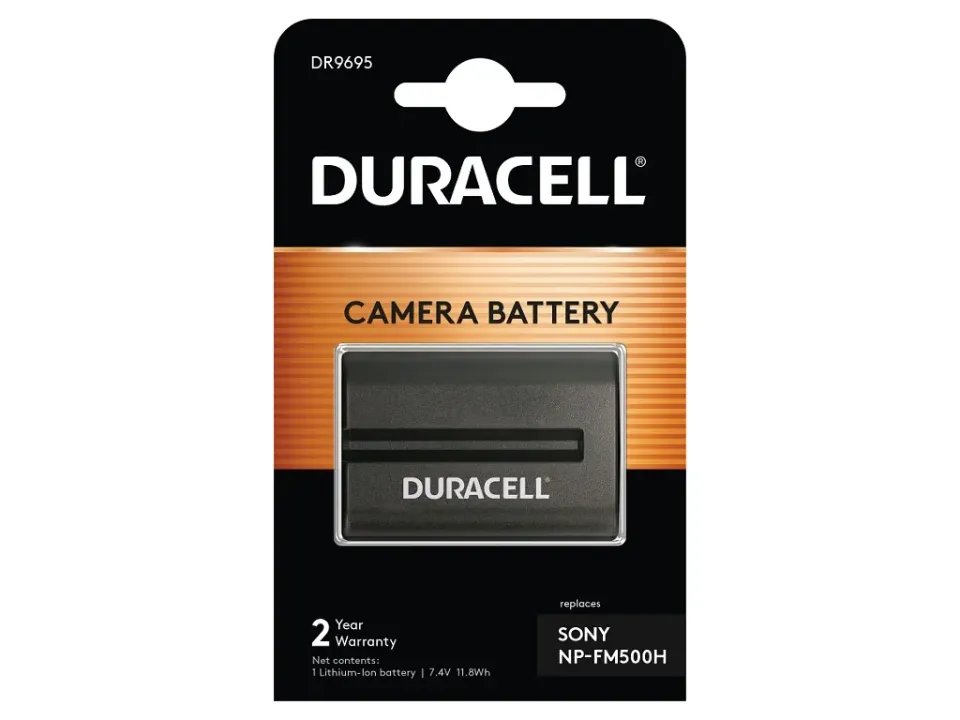 DURACELL Baterie - DR9695 pro Sony NP-FM500H, černá, 1400 mAh, 7.4V