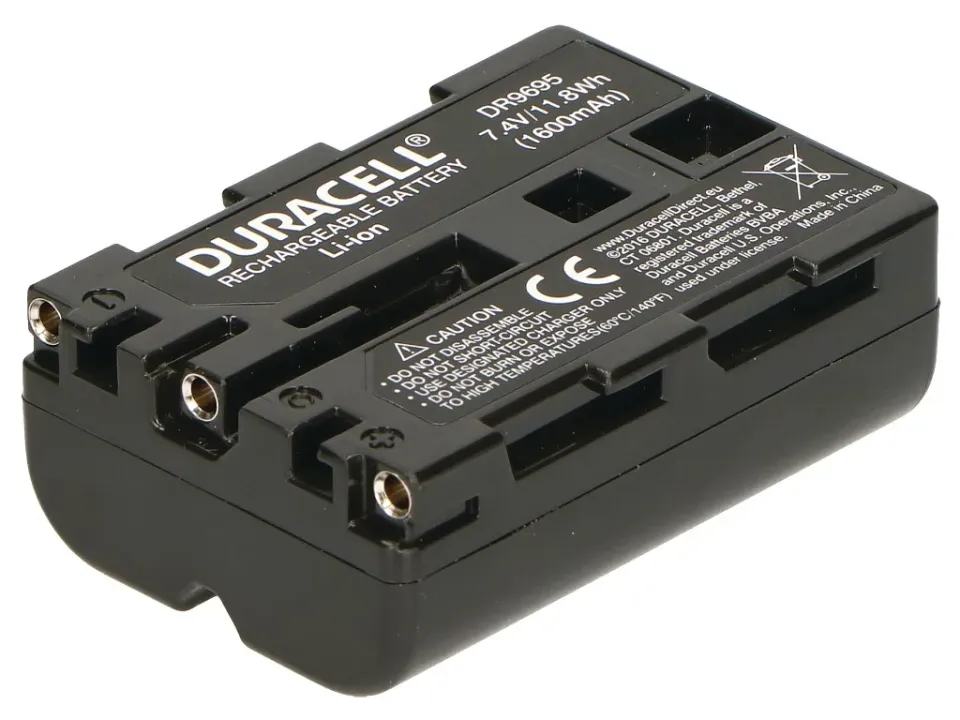 DURACELL Baterie - DR9695 pro Sony NP-FM500H, černá, 1400 mAh, 7.4V