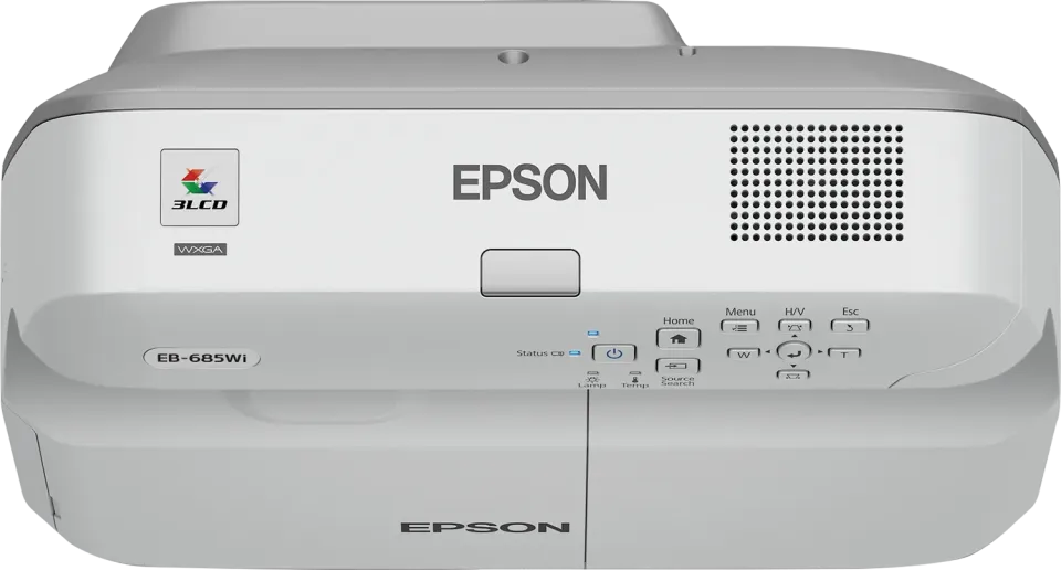 EPSON projektor EB-685Wi 3LCD, 3500lm, WXGA, HDMI, LAN - ultra short, (without mount)