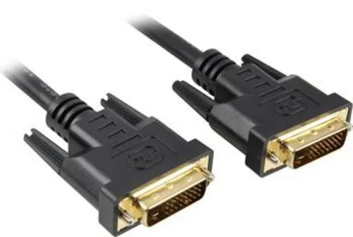 VERBINDUNGSKABEL DVI-D M-M, 5,0m, Dual Link, schwarz