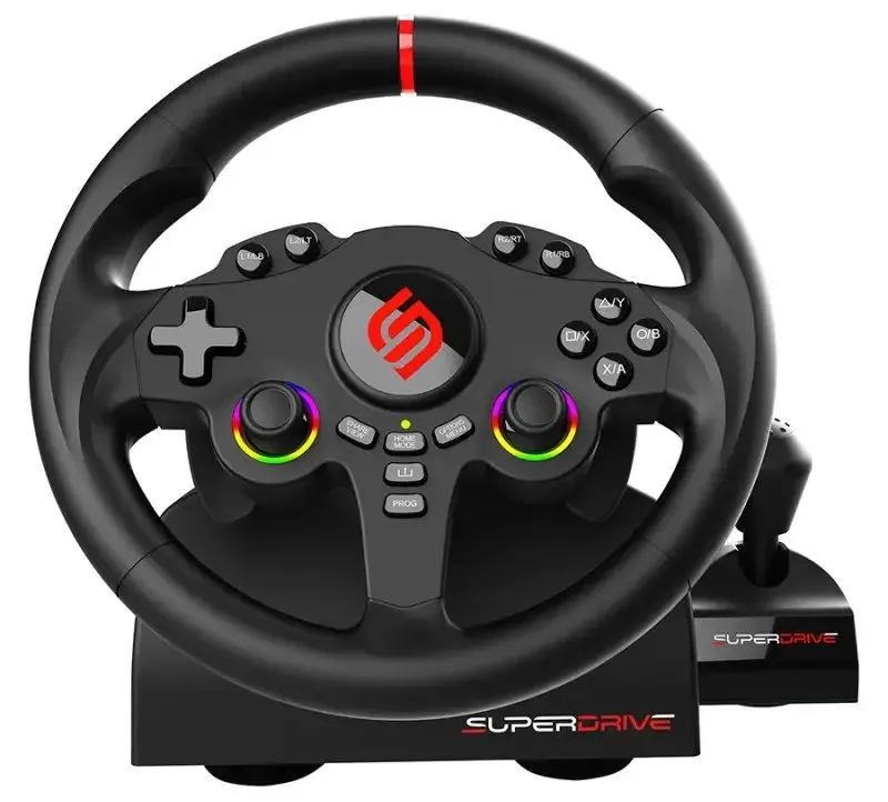 SUPERDRIVE Sada volantu a pedálů 220 RS-X/ PS4/ Xbox One/ Switch 1+2/ PC