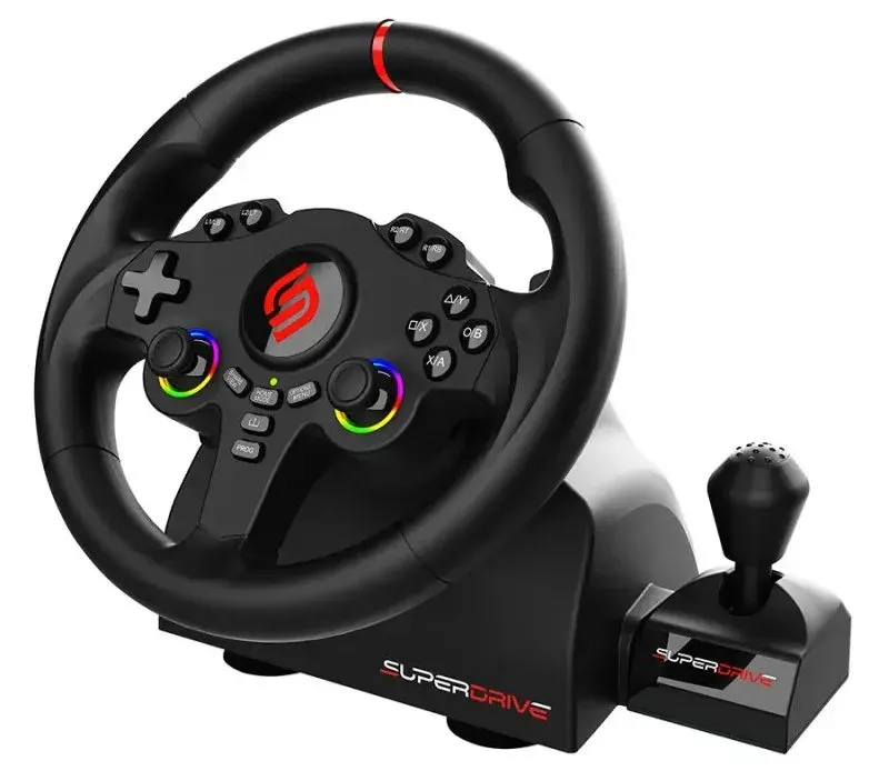 SUPERDRIVE Sada volantu a pedálů 220 RS-X/ PS4/ Xbox One/ Switch 1+2/ PC