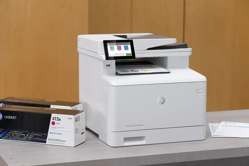 HP W2033A originální toner purpurový č.415A malý cca 2100 str. (magenta, pro HP CLJ M454, M479, Jetintelligence )