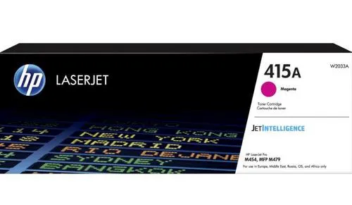 HP W2033A originální toner purpurový č.415A malý cca 2100 str. (magenta, pro HP CLJ M454, M479, Jetintelligence )