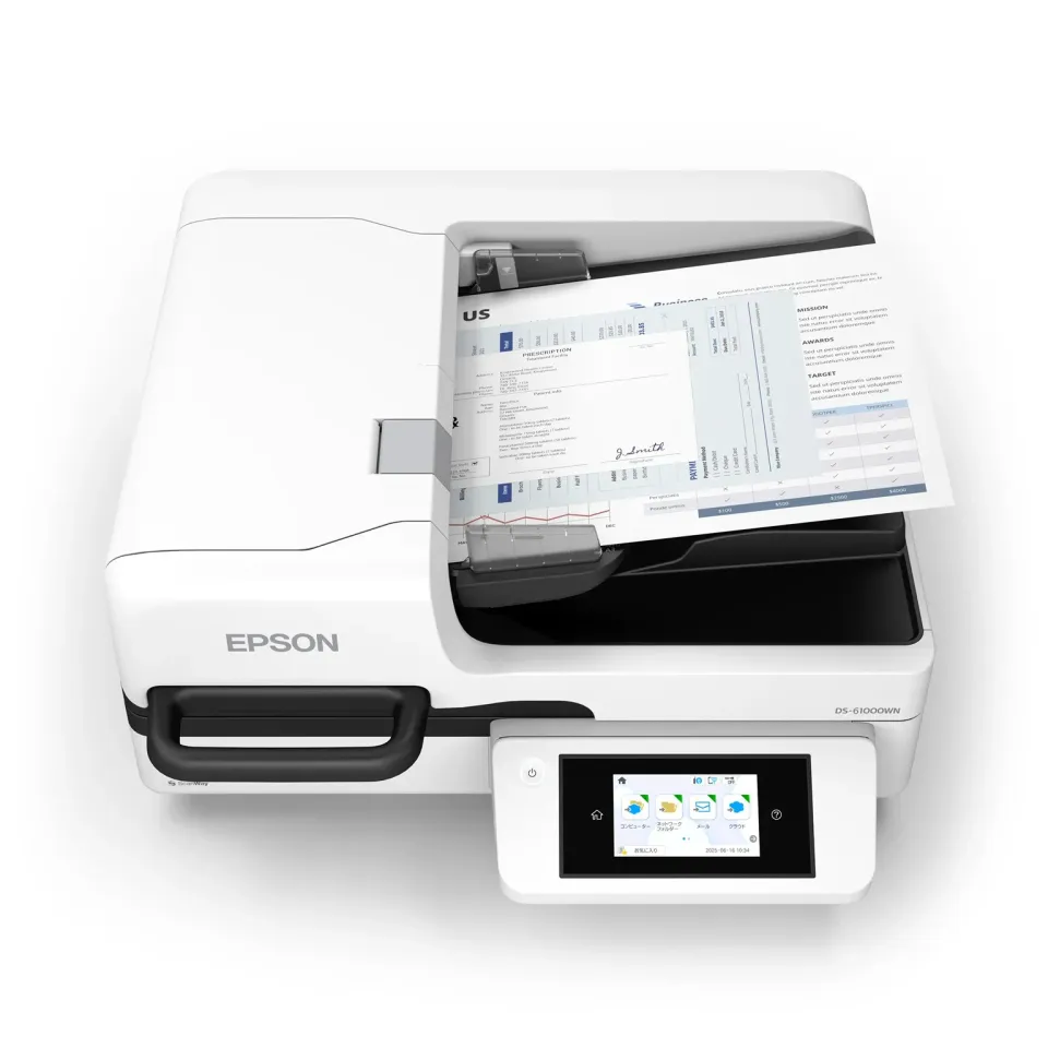 EPSON skener WorkForce DS-71000WN, A3, 600x600 dpi, USB, LAN, WiFi, Záruka 3 let po registraci
