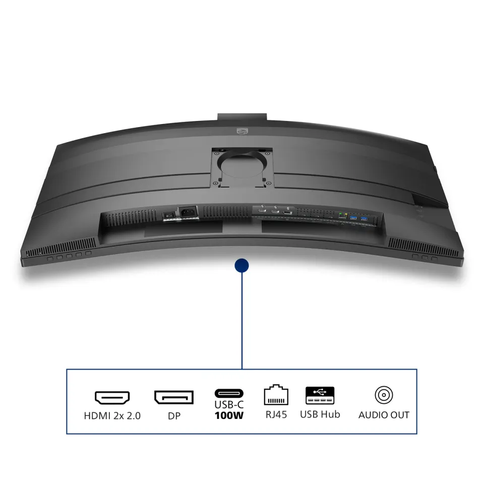 Philips LCD 34B2U6603CH 34" zakř. VA/3440x1440@120Hz/4ms/500cd/2xHDMI/DP/6xUSB/U